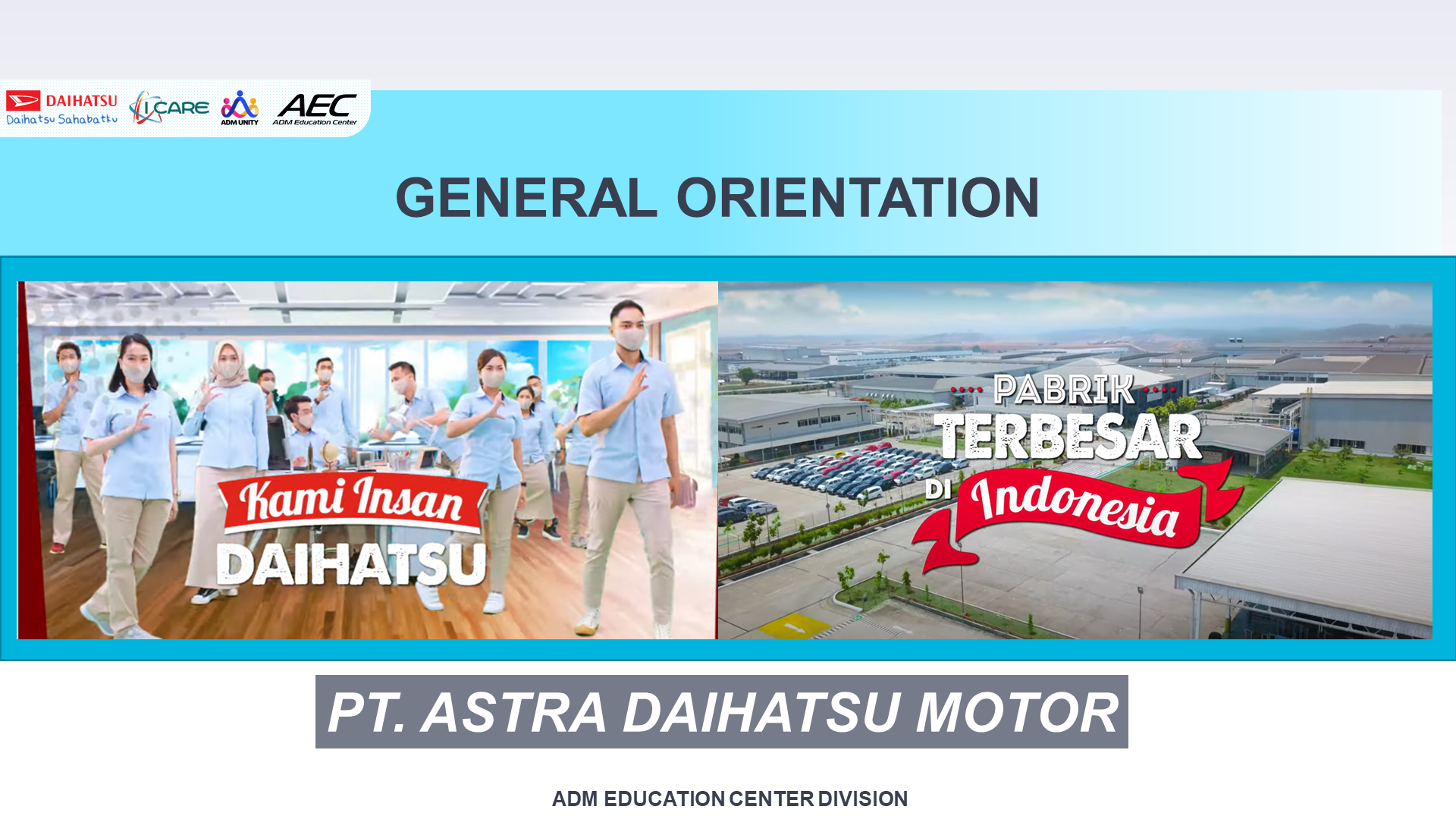 General Orientation Sunter 01-03 September 2026